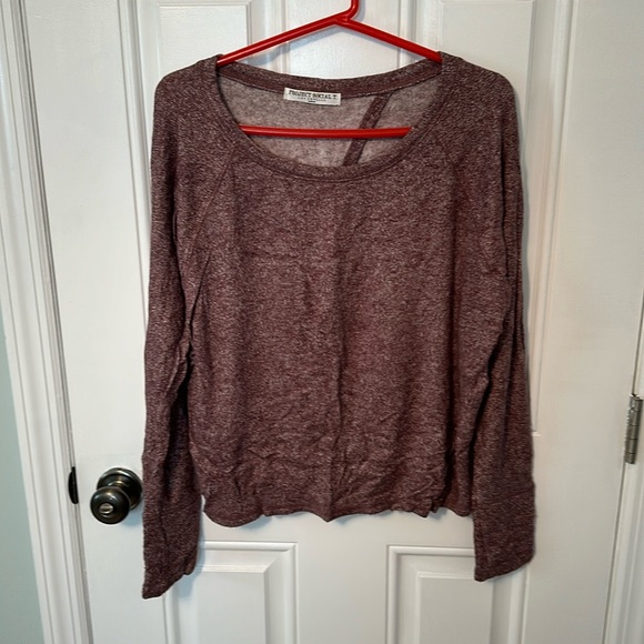 Project Social T Sweaters - Super soft sweatshirt.  Open back. Size medium.